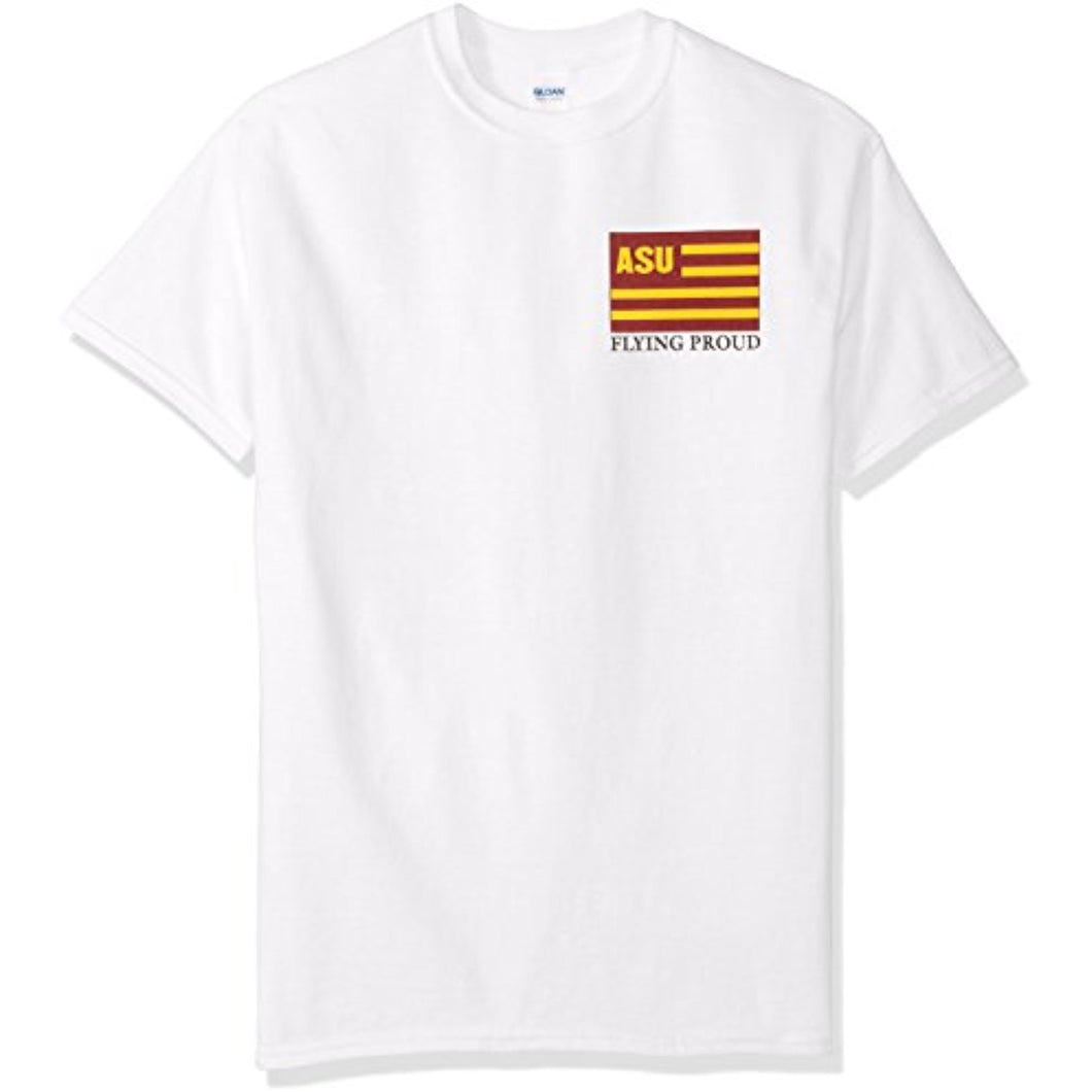 NCAA Arizona State Sun Devils Flying Proud Short Sleeve, White