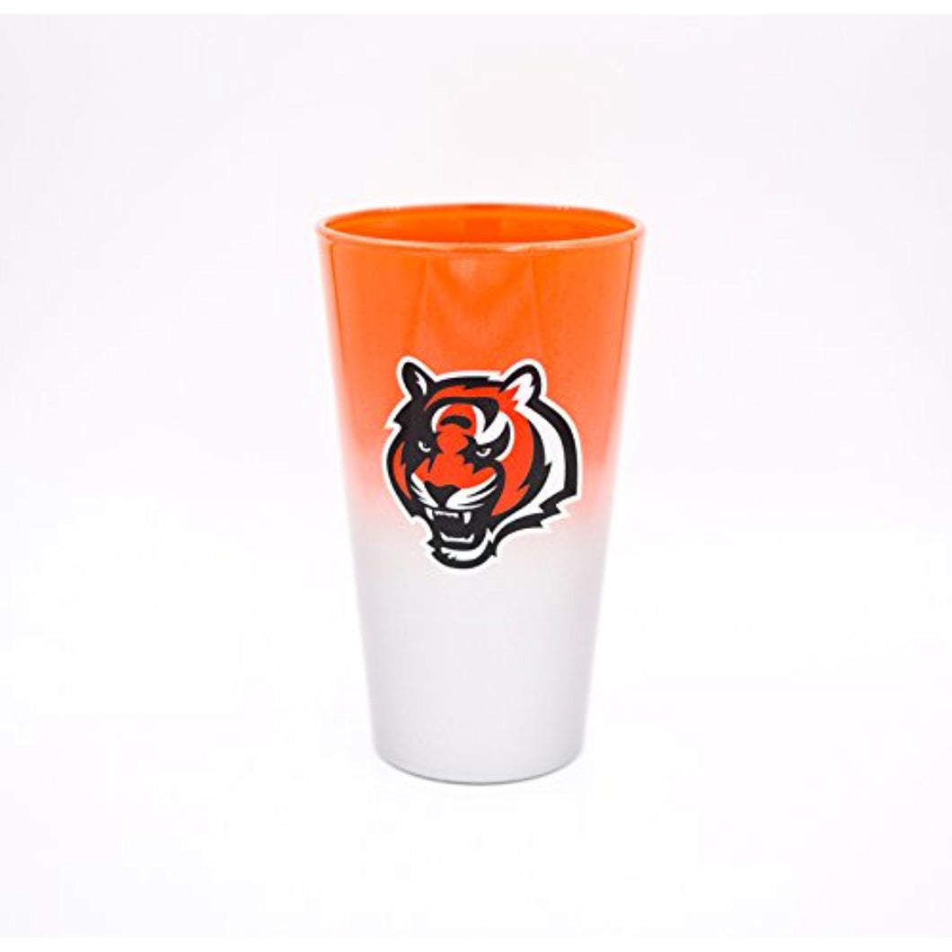 NFL Cincinnati Bengals Color Chrome 17 oz. Pint Glass Tumbler