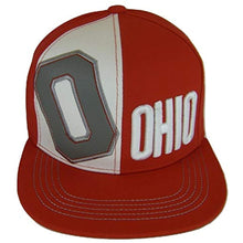 Ohio 2-Tone Adjustable Snapback Baseball Cap (Red)