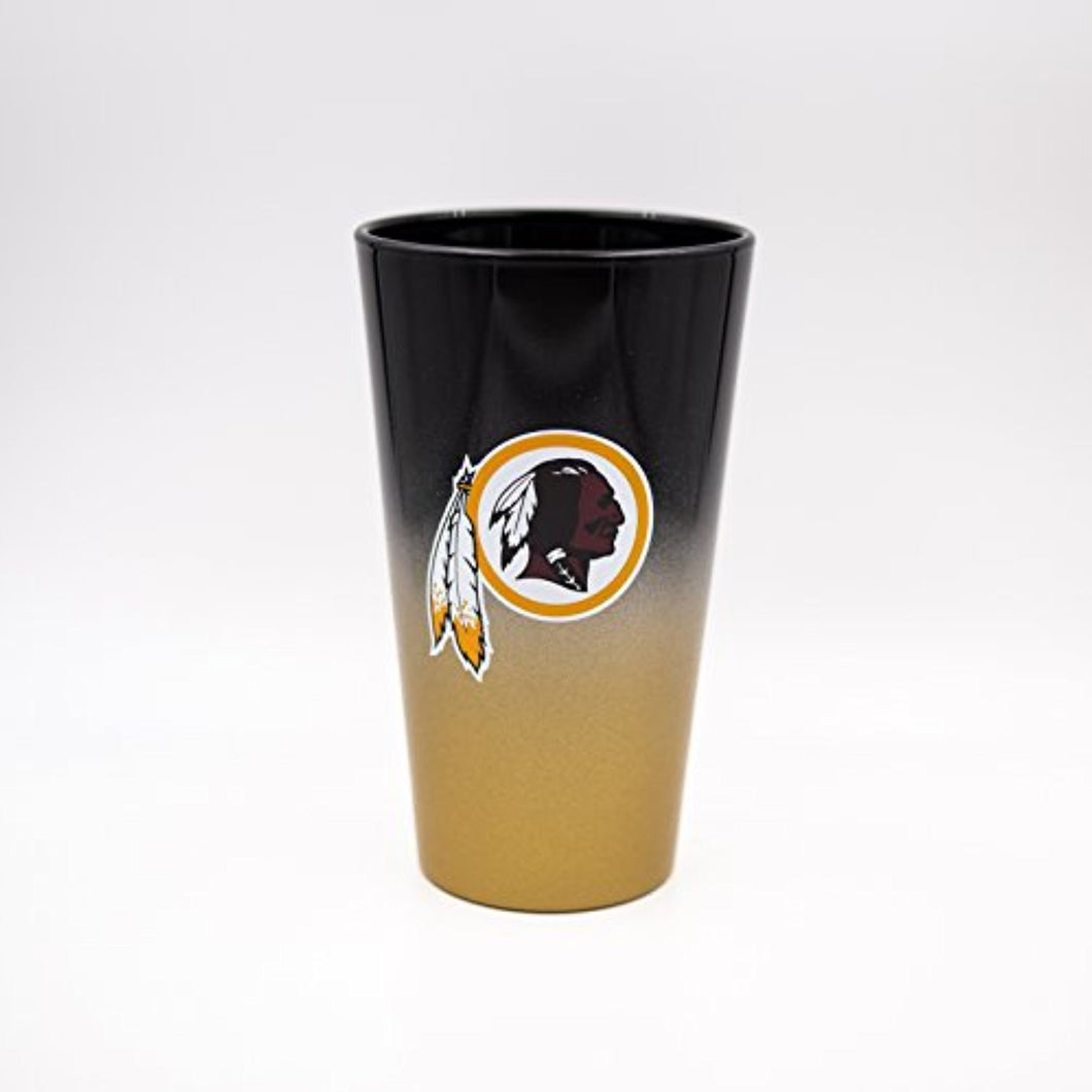 NFL Washington Redskins Color Chrome 17 oz. Pint Glass Tumbler