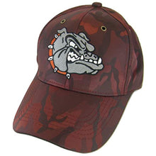 Bulldog Men's Military Camouflage Smooth Fabric Adjustable Baseball Cap (Dark Red)