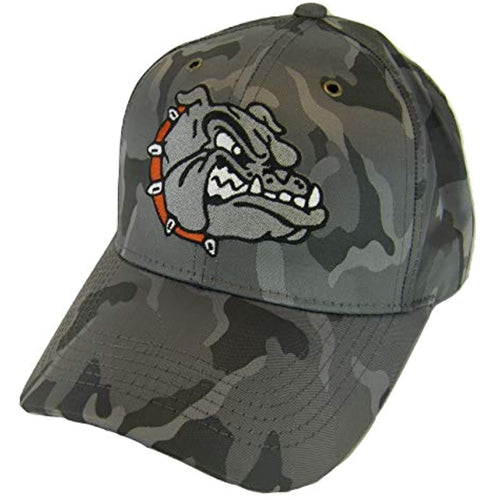 Bulldog Men's Military Camouflage Smooth Fabric Adjustable Baseball Cap (Gray)