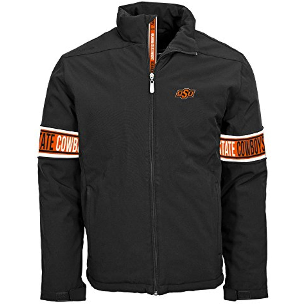 NCAA Oklahoma State Cowboys Adult men Tundra Team Text Jacket,XL,Black