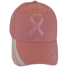 Breast Cancer Awareness BCA Pink Ribbon Baseball Cap (Hot Pink)