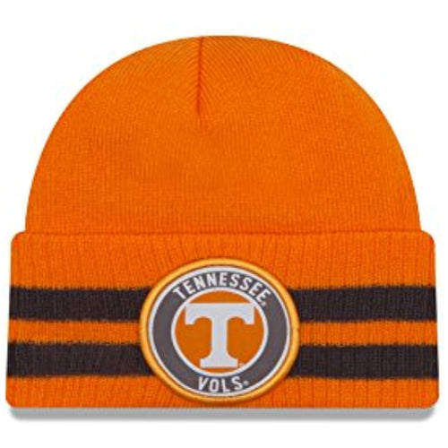 NCAA Tennessee Volunteers 2 Striped Remix Cuff Knit Beanie, Orange, One Size