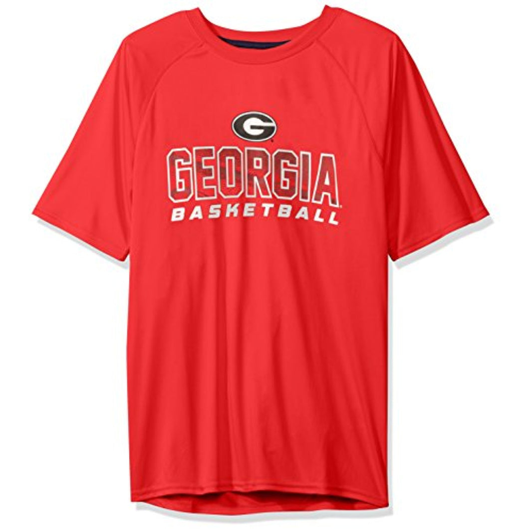 NCAA Georgia Bulldogs Men's Impact T-Shirt, Red