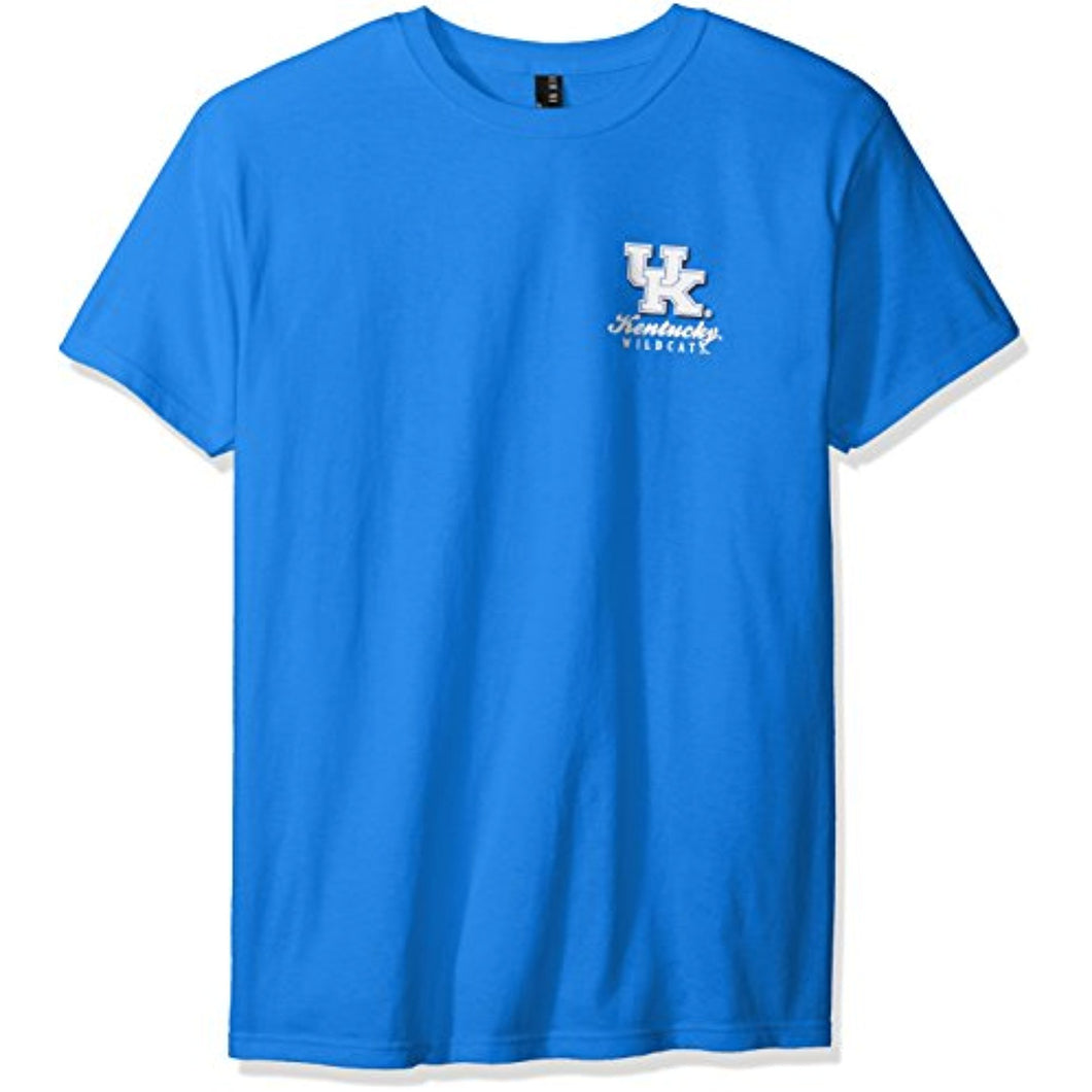 NCAA Kentucky Wildcats Oval Label Short Sleeve, Royal Blue