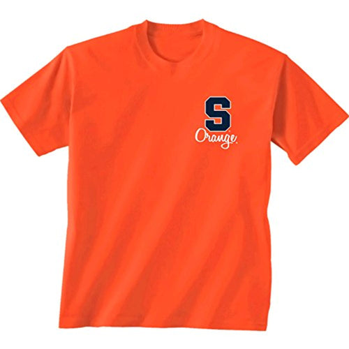 NCAA Syracuse Orange Herringbone Short Sleeve T-Shirt, Orange