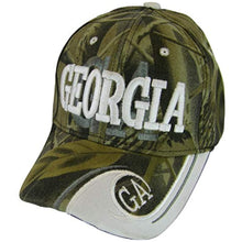 Georgia Men's Wave Pattern Adjustable Baseball Cap (Camo)