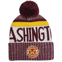 Washington Men's Winter Knit Original Pom Beanie (Burgundy)