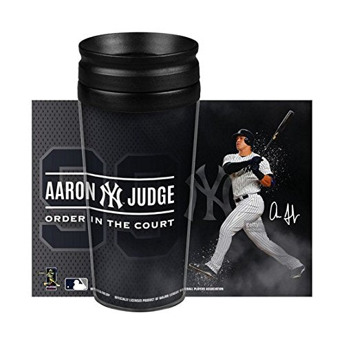 MLB New York Yankees Aaron Judge Order in the Court 14 oz. Travel Mug