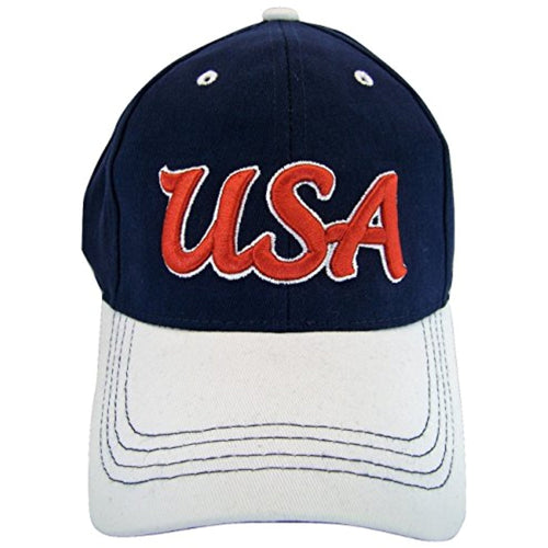 USA Soccer Men's Adjustable Baseball Cap (Blue/White)