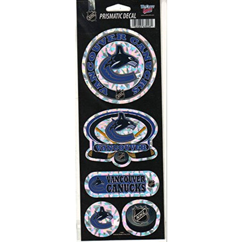 NHL Vancouver Canucks Prismatic Decal, 4