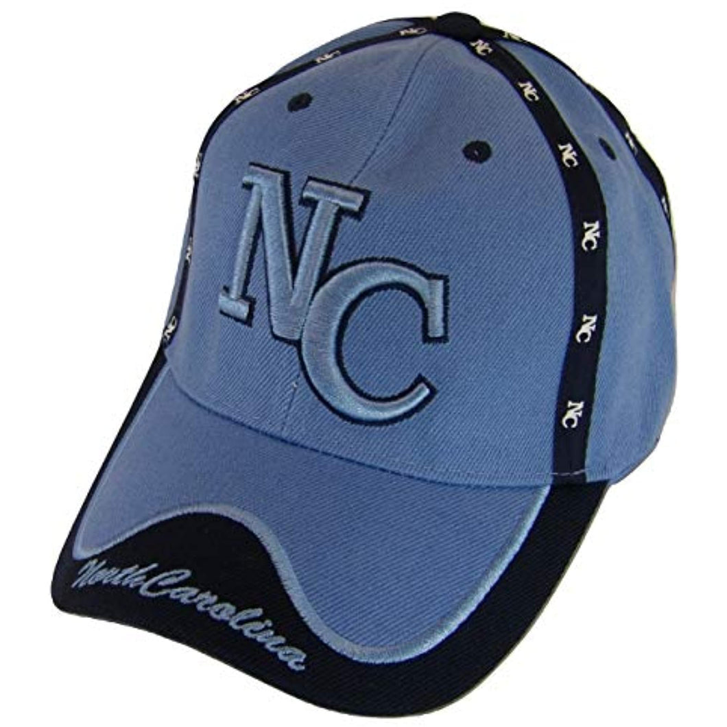 North Carolina Men's Adjustable Baseball Cap (Teal/Navy)