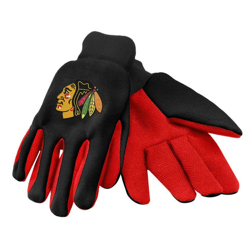 NHL Chicago Blackhawks 2015 Utility Glove - Colored Palm