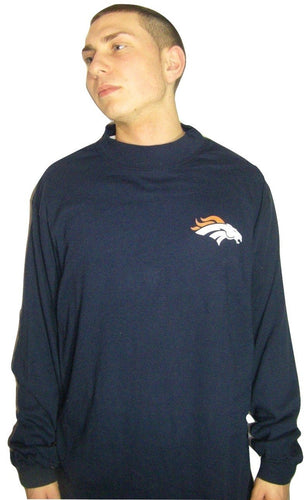 NFL Denver Broncos Men's Big & Tall Long Sleeve Turtle Neck