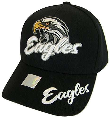 Men's Eagles Adjustable Baseball Cap (Black)