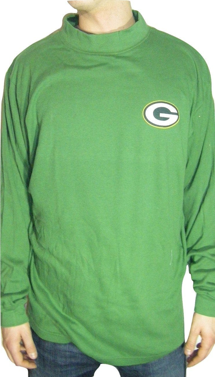 NFL Green Bay Packers Men's Big & Tall Long Sleeve Turtle Neck