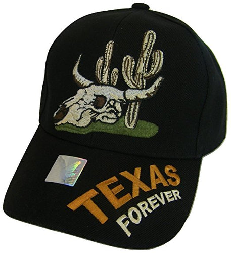 Texas Forever Men's Adjustable Baseball Cap (Black)