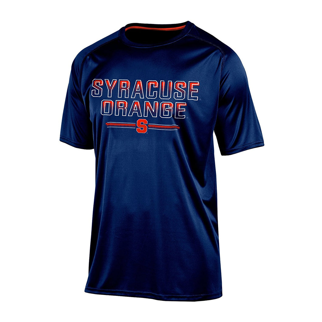 NCAA Syracuse Orange Men's Short Sleeve Crew Neck RA Tee, Navy