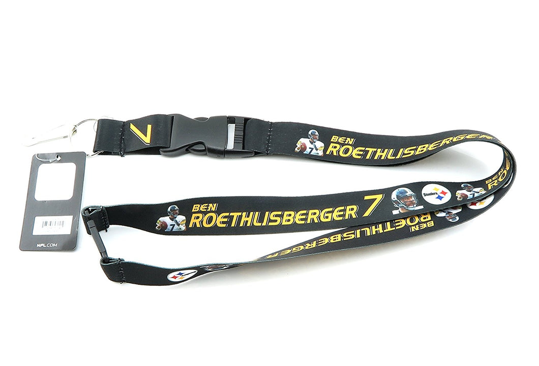 NFL Pittsburgh Steelers Ben Roethlisberger Player Action Lanyard