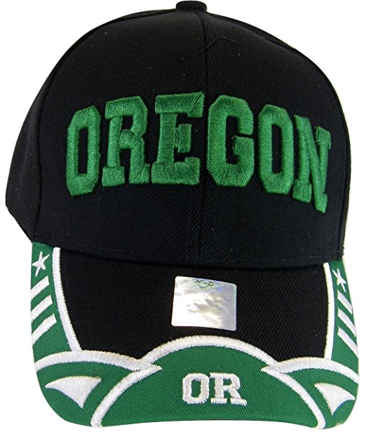 Oregon Men's Stars & Stripes Adjustable Baseball Cap