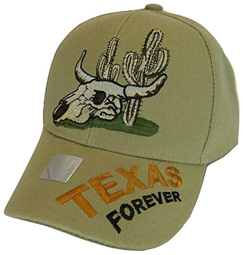 Texas Forever Men's Adjustable Baseball Cap (Khaki)