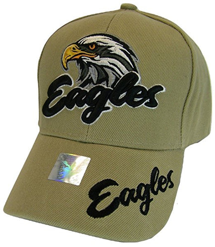 Men's Eagles Adjustable Baseball Cap (Khaki)