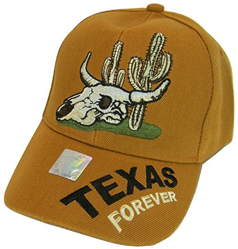 Texas Forever Men's Adjustable Baseball Cap (Orange)