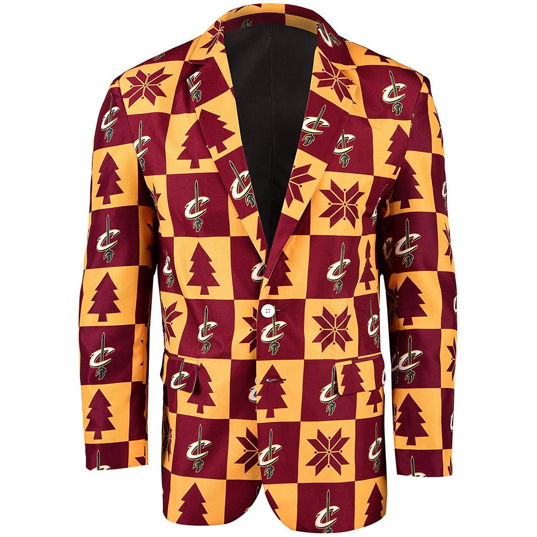 NBA Cleveland Cavaliers Men's Patches Ugly Business Jacket