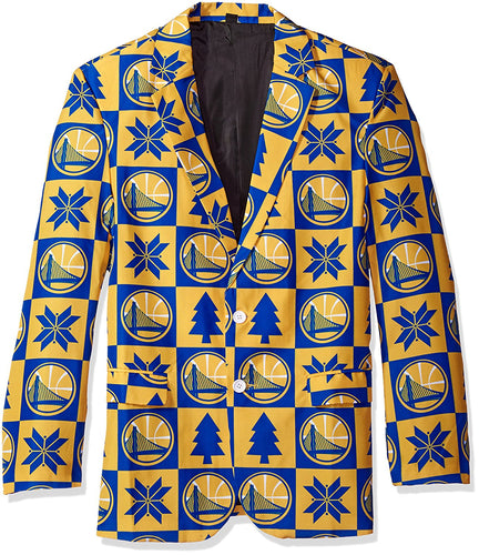 NBA Golden State Warriors Men's Patches Ugly Business Jacket