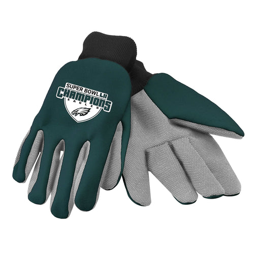 NFL Philadelphia Eagles Super Bowl LII 52 Champions Utility Gloves