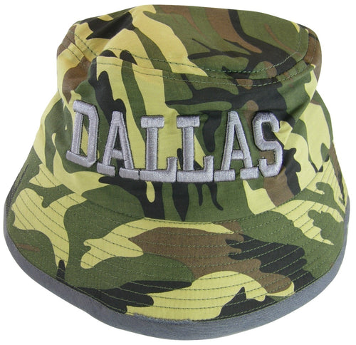 Dallas Men's Adult Size 2-Tone Bucket Hats (Camouflage/Gray)