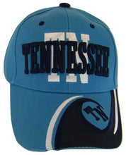 Tennessee Men's Wave Pattern Adjustable Baseball Cap (Teal/Navy)