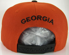 Georgia G Adjustable Snapback Baseball Cap (Red/Black)