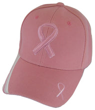 Breast Cancer Awareness BCA Pink Ribbon Baseball Cap (Hot Pink)