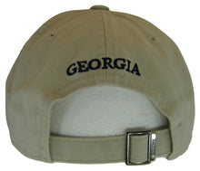 Georgia Peach State Washed Cotton Polo Cap (Khaki)