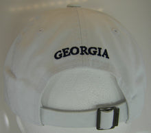 Georgia Peach State Washed Cotton Polo Cap (White)