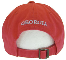 Georgia Peach State Washed Cotton Polo Cap (Hot Pink)