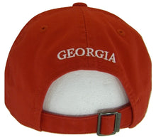 Georgia Peach State Washed Cotton Polo Cap (Red)