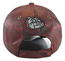 Bulldog Men's Military Camouflage Smooth Fabric Adjustable Baseball Cap (Dark Red)