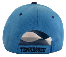 Tennessee Men's Wave Pattern Adjustable Baseball Cap (Teal/Navy)