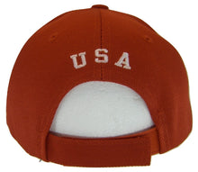 USA Men's Patriotic Eagle Head Adjustable Baseball Cap (Red)