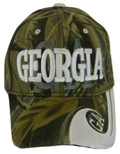 Georgia Men's Wave Pattern Adjustable Baseball Cap (Camo)