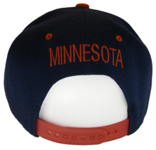 Minnesota Men's Adjustable Snapback Baseball Cap (Navy/Red)