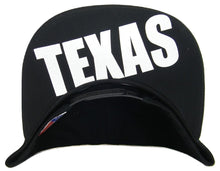 Texas Proud 2-Tone Split Text Snapback Baseball Cap with Longhorn and Flag