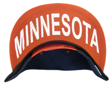 Minnesota Men's Adjustable Snapback Baseball Cap (Navy/Red)