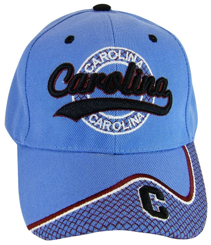 North Carolina Men's Curved Brim Adjustable Baseball Cap