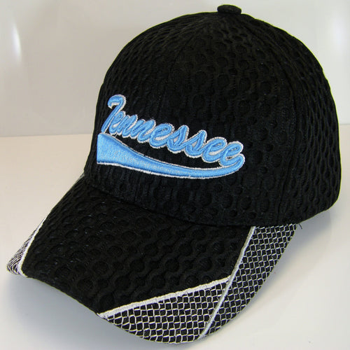 Tennessee Men's Summer Mesh Curved Brim Adjustable Baseball Cap