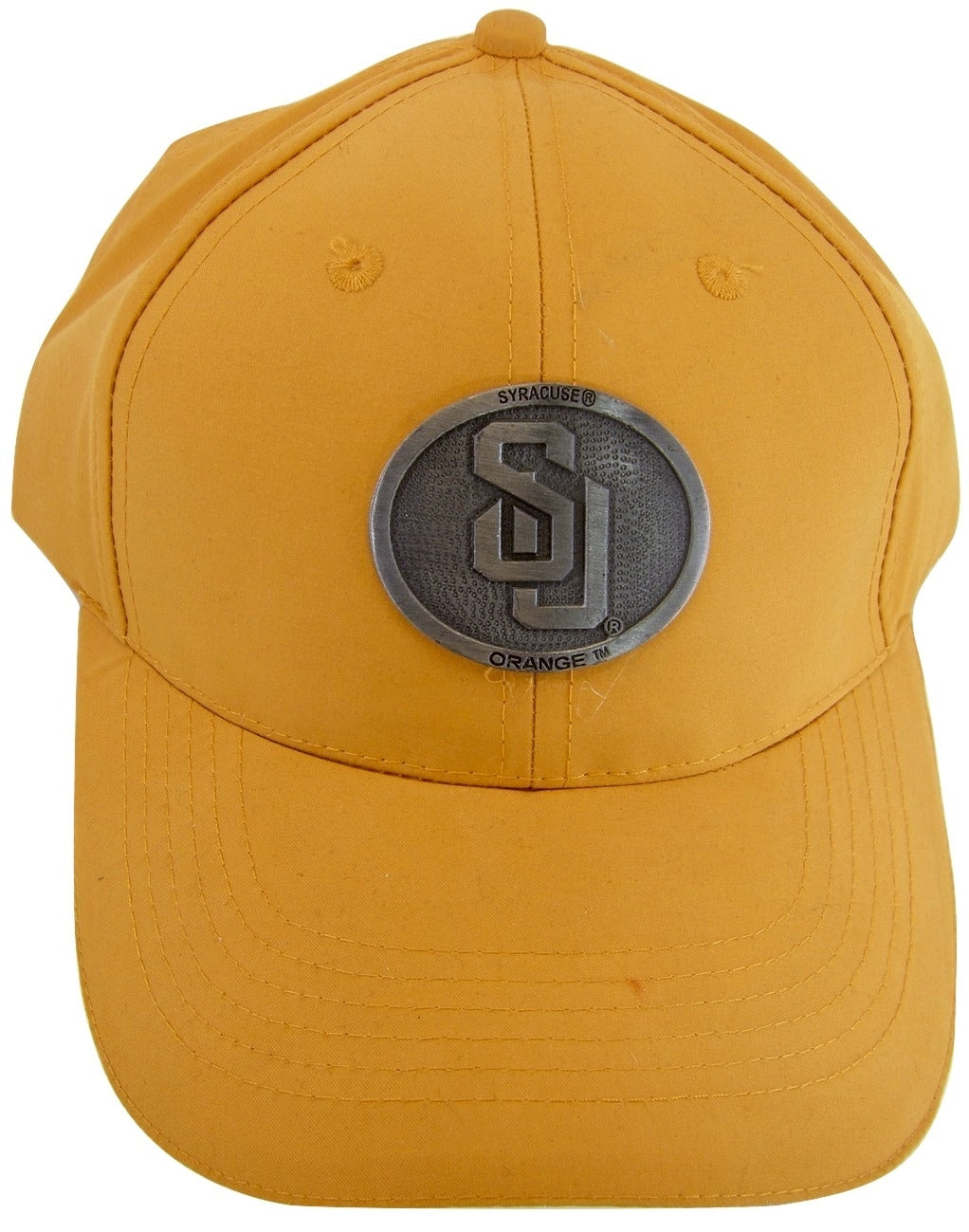 NCAA Syracuse Orange Men's Medallion Curved Brim Adjustable Baseball Cap (Orange)